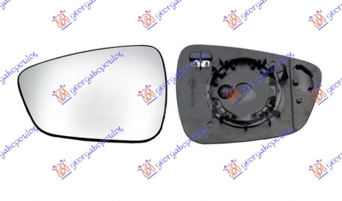 DOOR MIRROR GLASS HEATED (CONVEX GLASS)