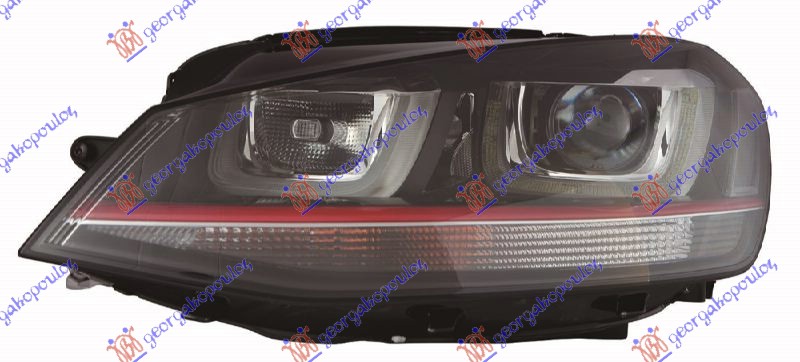 HEAD LAMP GTI XENON AFS W/LED DRL (E) (DEPO)