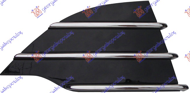 FRONT BUMPER GRILLE (BLACK/CHROME)