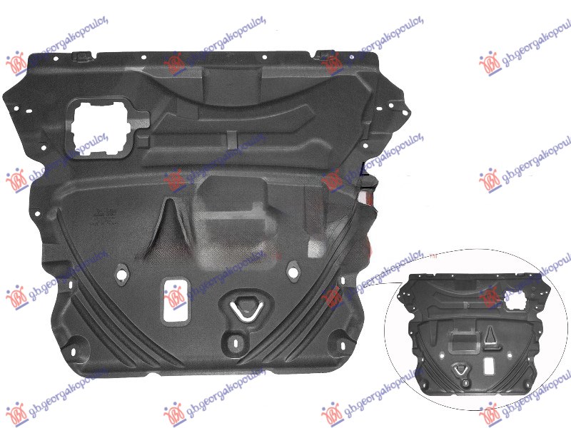 CENTRAL COVER ENGINE PLASTIC (6 SPEED MANUAL TRANSMISSION)
