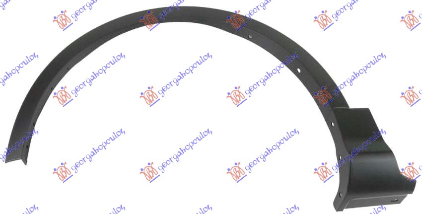 FRONT FENDER FLARE PLASTIC