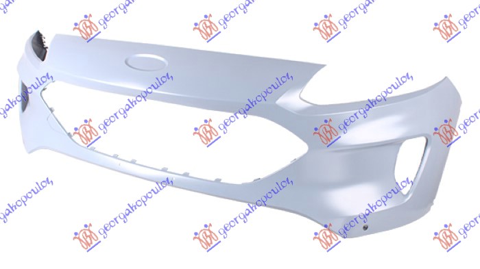 FRONT BUMPER PRIMED (W/2 PDC) (A QUALITY)