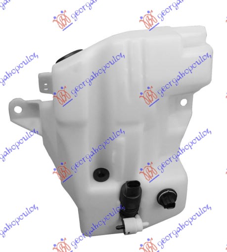 WIPER WASHER TANK WITH MOTOR & SENSOR & HEAD LAMP WASH HOLE