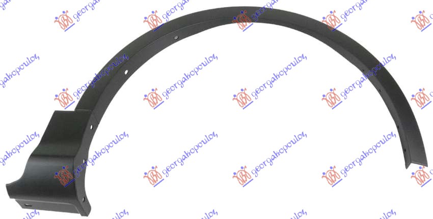 FRONT FENDER FLARE PLASTIC