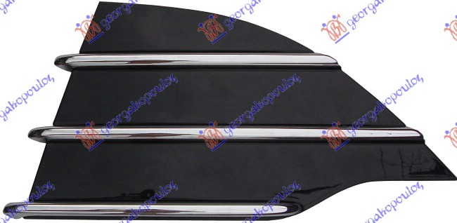 FRONT BUMPER GRILLE (BLACK/CHROME)