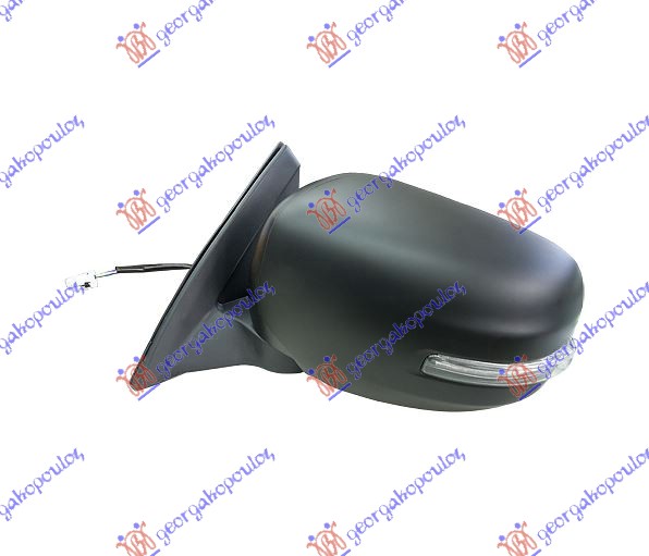 DOOR MIRROR ELECTRICAL BLACK (W/LED LAMP)