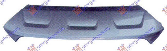 FRONT BUMPER MOULDING LOWER SILVER