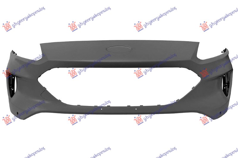 FRONT BUMPER PRIMED (W/4 PDC) (A QUALITY)