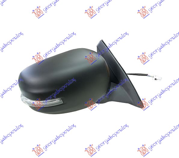 DOOR MIRROR ELECTRICAL BLACK (W/LED LAMP)