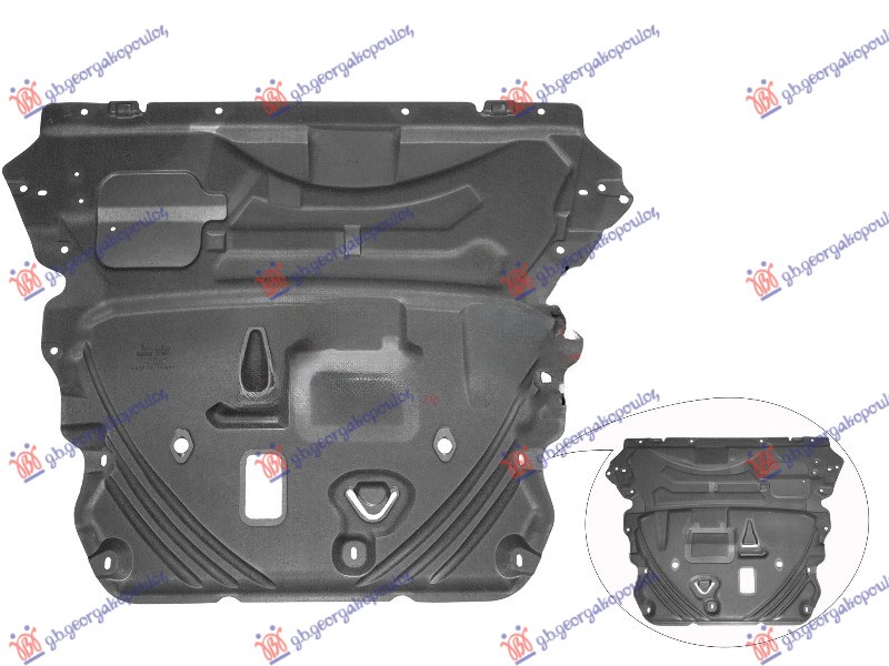 CENTRAL COVER ENGINE PLASTIC (8 SPEED AUTO TRANSMISSION)