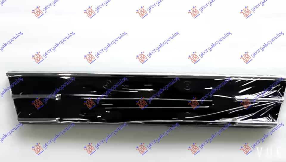 FRONT BUMPER GRILLE/LICENSE PLATE (BLACK/CHROME)