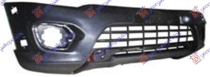 FRONT BUMPER DOUBLE CAB 2014- (W/FLARE HOLES)
